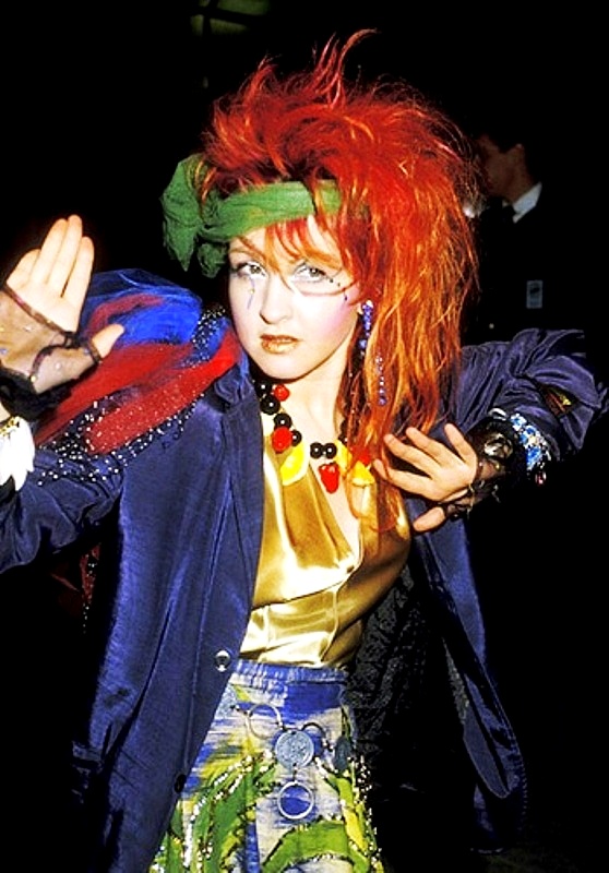 Cindy Lauper icône mode années 80