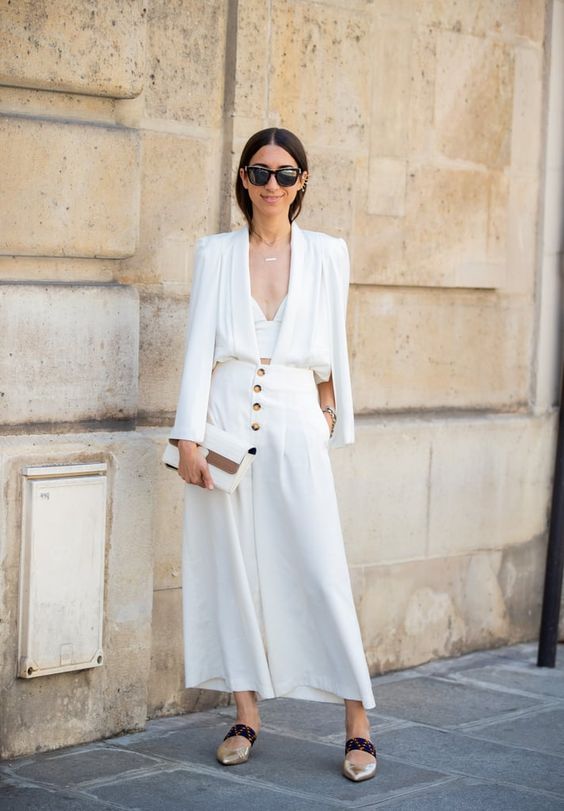 ENSEMBLE BLANC FEMME