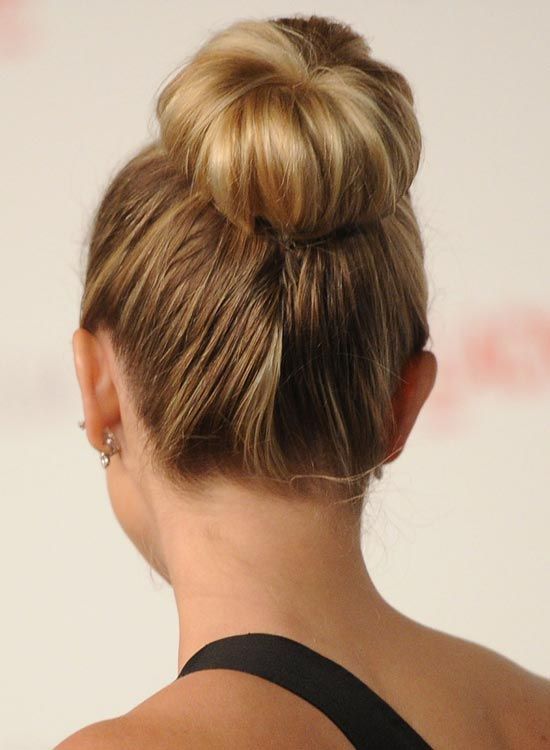 chignon avec donut