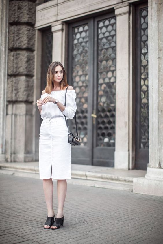 ensemble blanc femme idées looks