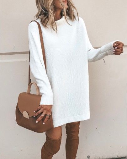 pull robe blanc