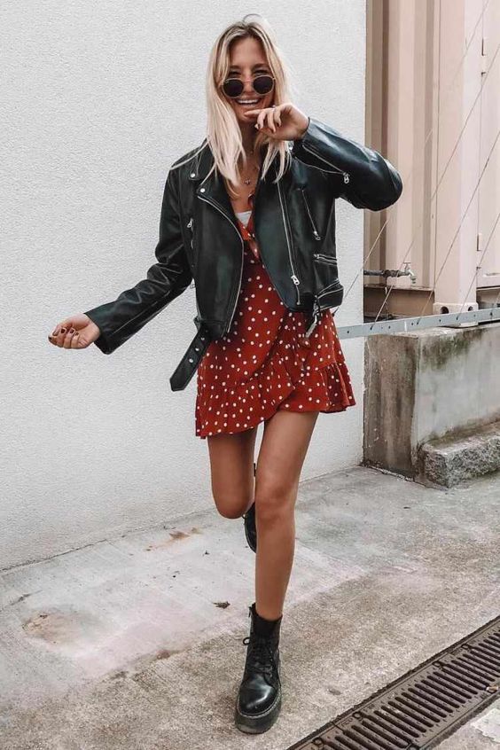 Robe et chaussures Doc Martens