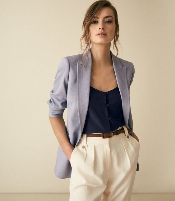 pantalon à pinces chic